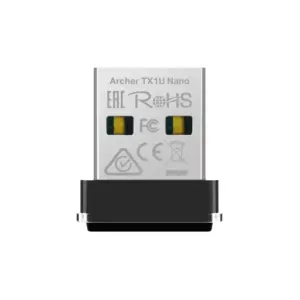 TP-Link AX300 Nano Wireless USB Adapter with WiFi 6, MU-MIMO, OFDMA, Archer TX1U Nano