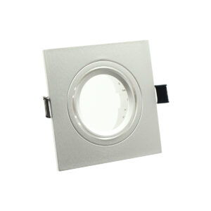 Tronic Square Recessed White GU10 Holder