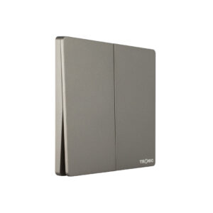 Tronic Grey Two Gang Two Way Switch