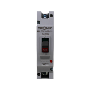 Tronic MCCB Breaker 63 Amps Single Pole