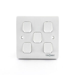 Tronic 5 Gang 2 Way Switch Standard