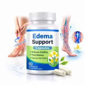 Faith Edema Support Capsules – Natural Fluid Balance & Vein Health Formula (60 Capsules)