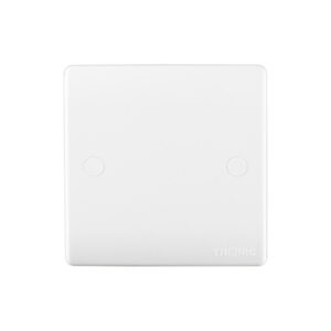 Tronic 1 Gang Blank Cover/Plate