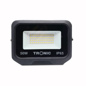 Tronic 50W Slim LED Flood Light – Black Body, Daylight