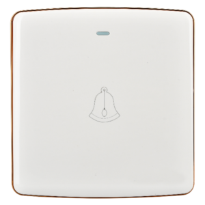Africab Bell Push Switch white