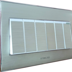 Africab Cs Series Switches & Socket 6 Gang 2 Way Switch Cs2762