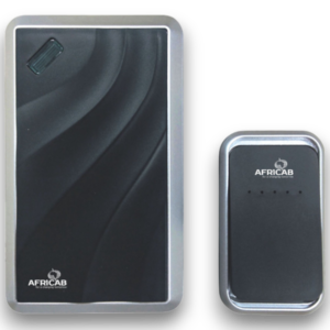 Africab Wireless Door Bell Black + Silver Bj-M013Y DC