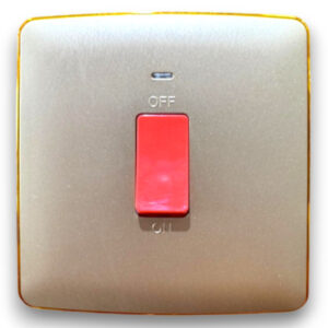 Africab Da Series Switches & Socket 20Ad.P. Switch With Neon