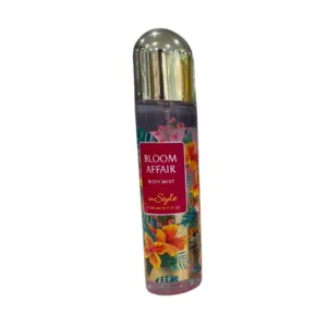 Odeon In-Style Bloom Affair Body Mist, Long-Lasting Refreshing Body Fragrance Spray for Everyday Wear, Lightweight Fine Mist with Floral Scent, Suitable for All Skin Types 240ml