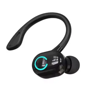 Faith S10 Wireless Bluetooth 5.3 Ear Hook Sports Earbuds – True HD Stereo Headset with ENC Noise Reduction, Built-in Microphone, Touch Control & Long Battery Life for Running, Driving & Business Calls