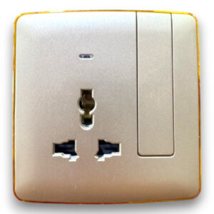 Africab Multi 13A Switched Socket With Neon(Big Button)