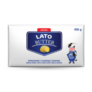 Lato Milk Lato Salted Butter 500gram LSB001A (Pack of 12)