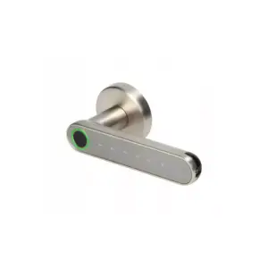 Yale Mul-T-Lock Smart Handle Mobile Fingerprint PIN Code Satin Nickle M-89104865