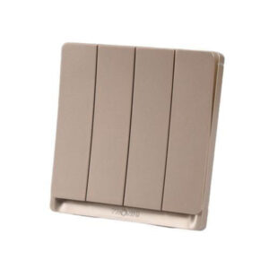 Tronic Gold - 4 Gang 1 Way Switch