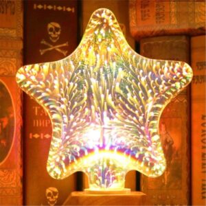 Africab Star [ Wj ] -3D-4W-E27-220V-Ww 110*175Mm Mirror