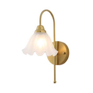 Tronic Elegant Gold Floral Wall Light
