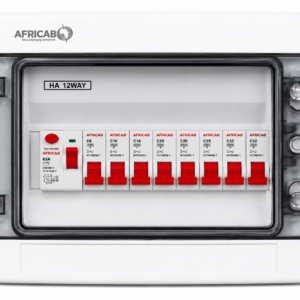 Africab Consumer Unit Plastic 8 Way