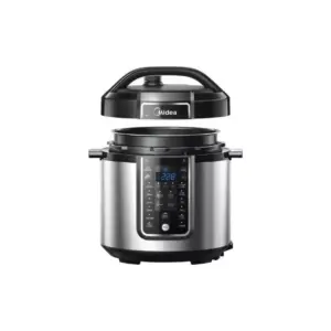 Midea Pressure Cooker 5.7L 1000W, Multiple Cooking Functions, Safety Lock MY-CS6037WPB