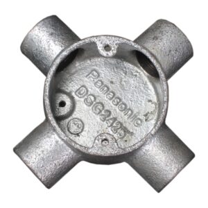 Africab Metal Junction Box 4 Way 25Mm