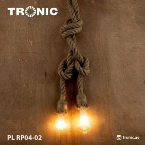 Tronic Rope Hanging Lamp 2XE27