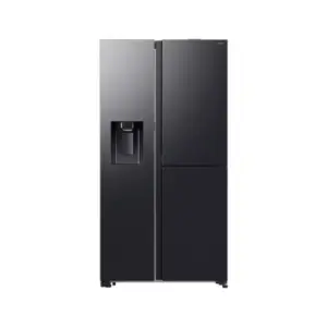 Samsung Refrigerator 627L Side by Side Door, Inverter Compressor, Water Dispenser, Black RS80F65G3FUT-WD