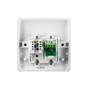 Tronic Telephone Socket RJ11 and Data Socket RJ45