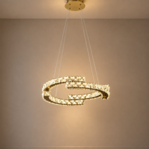 Tronic Luxury Crystal Spiral LED Pendant Light