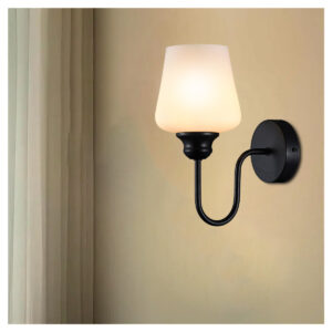 Tronic Wall Lamp Sconce With Frosted Glass Shade