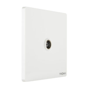 Tronic Glossy White - TV Socket