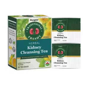 Faith Googeer Traditional Fresh Herbal Kidney Cleansing Tea – Natural Detox Tea For Kidney Health, Urinary Tract Support & Daily Wellness (20 Tea Bags)
