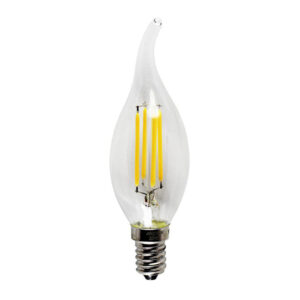 Tronic Candle Filament Tail LED 4 Watts Warm White E14 (Small Screw) Bulb