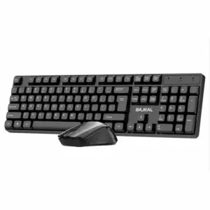 Generic Biojee Wireless Keyboard Mouse Combo 2.4Ghz 104 Keys USB Waterproof 1200-DPI w100