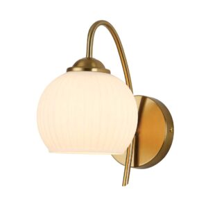 Tronic Textured Frosted Globe Wall Light