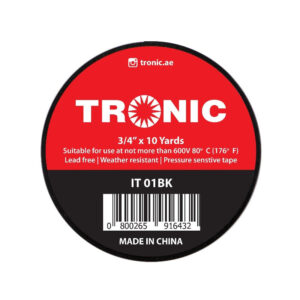 Tronic Insulation Tape 10 Yard - Black