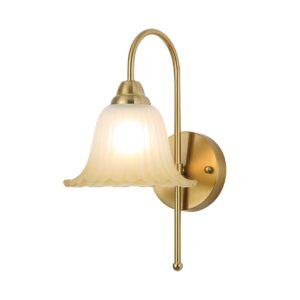 Tronic Vintage Flared Skirt Glass Wall Light