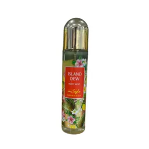 Odeon In-Style Island Dew Body Mist, Long-Lasting Refreshing Body Fragrance Spray for Everyday Wear, Lightweight Fine Mist with Fresh Tropical Scent, Suitable for All Skin Types 240ml
