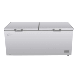 Silverdome Double Door Chest Freezer 708L with Cool Pack, 3 Storage Baskets, Electronic Control, LED Light & Lock and Key CFM 750