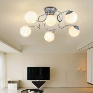 Tronic Modern Design Globe Frosted Glass Shades Ceiling Light