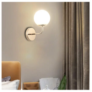 Tronic Nordic Modern Wall Lamp Luxury Glass Globe Light Golden