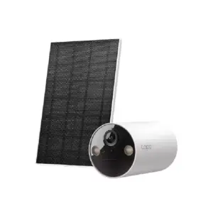 TP-Link Tapo Solar Powered Security Camera Kit with Two Way Audio, 2K 3MP Visuals, Color Night Vision, IP65 Protection C410-KIT
