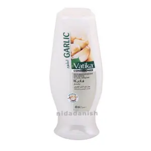 Vatika Conditioner Natural Moisturizing Hair Conditioner, for All Hair Types ,Scalp Hydrating Moisturizer, 400ml Garlic (Pack of 3)
