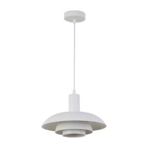 Tronic Modern Scandinavian White Dome Pendant Light
