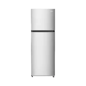 Midea Refrigerator 266L, Double Door TMF, No Frost, Silver with Recessed Handle MDRT385MTE46
