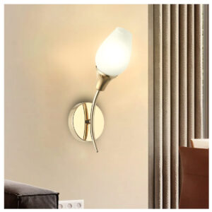 Tronic Wall Lamp Golden E14 Single Lamp