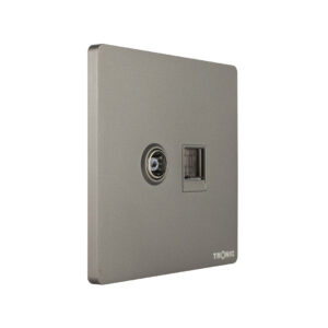 Tronic Grey - TV and Data Socket