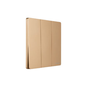 Tronic Gold - 3 Gang 2 Way Switch
