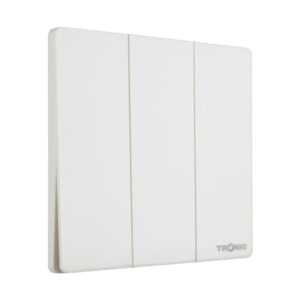 Tronic Glossy White - 3 Gang 2 Way Switch