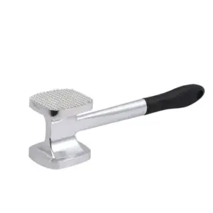 Naim Handmade Meat Hummer Heavy-Duty Stainless Steel Head Ergonomic Handle Professional Tenderizer Tool NM-2235