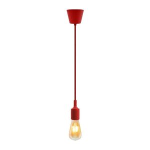 Tronic Hanging E27(Screw) Pendant Holder - Red