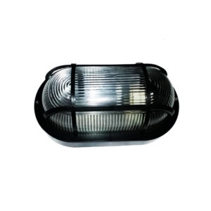 Tronic Oval Ceiling Light With Black Polyamide Grid